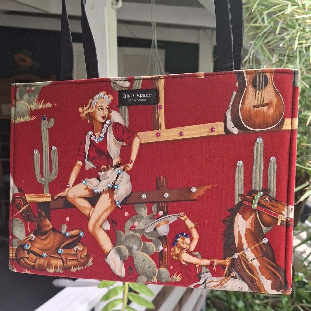 Kate Spade Red Western-Themed Women's Bag